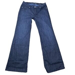 Levis for DKNY Women 32 Wide Leg Dark Indigo Jeans 20th Anniversary Limited 2009